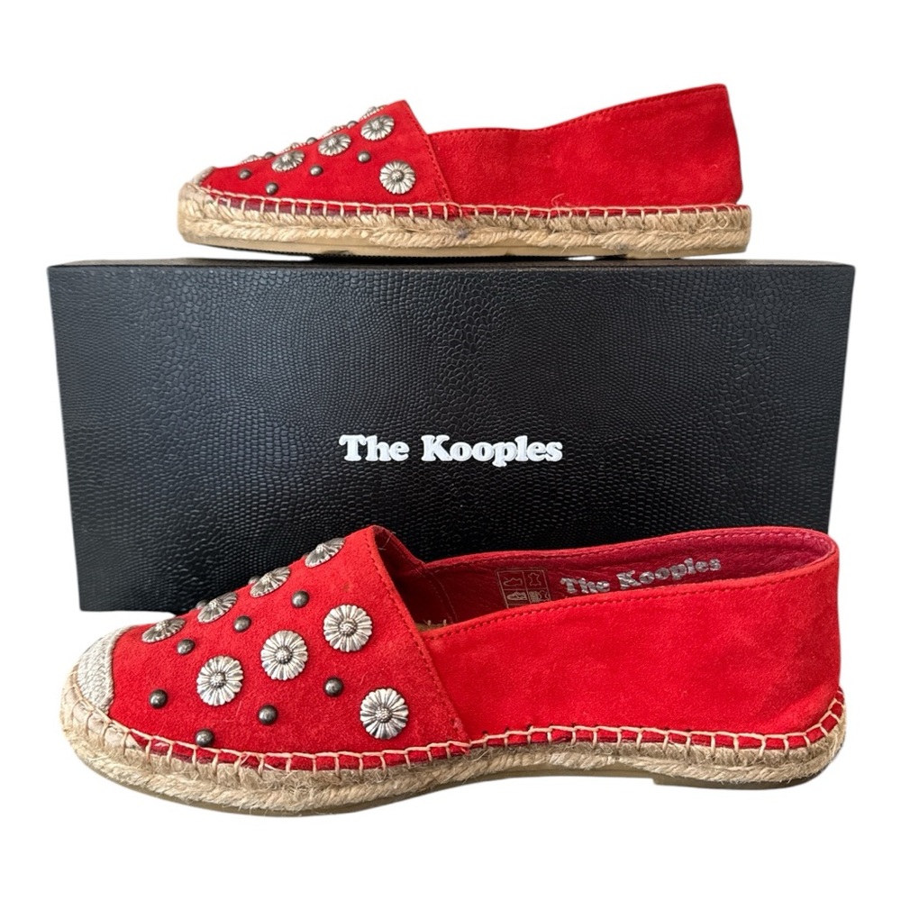 The Kooples Daisy Espadrilles New in Box Size 38 Made in Spain🇪🇸! - Picture 2 of 6